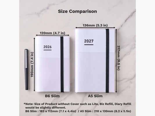 Jibun Techo Biz Mini 2027 Refill (B6 Slim)