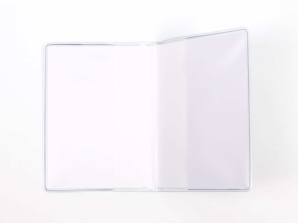 Carnet de notes Midori MD Paper A7 avec couverture transparente