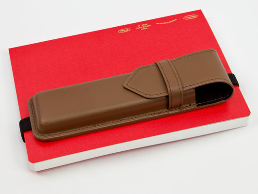 Midori Book Band Pen Case Recycled Leather