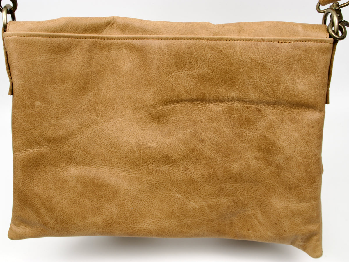 Bolso bandolera Milloo Erato marrón desgastado