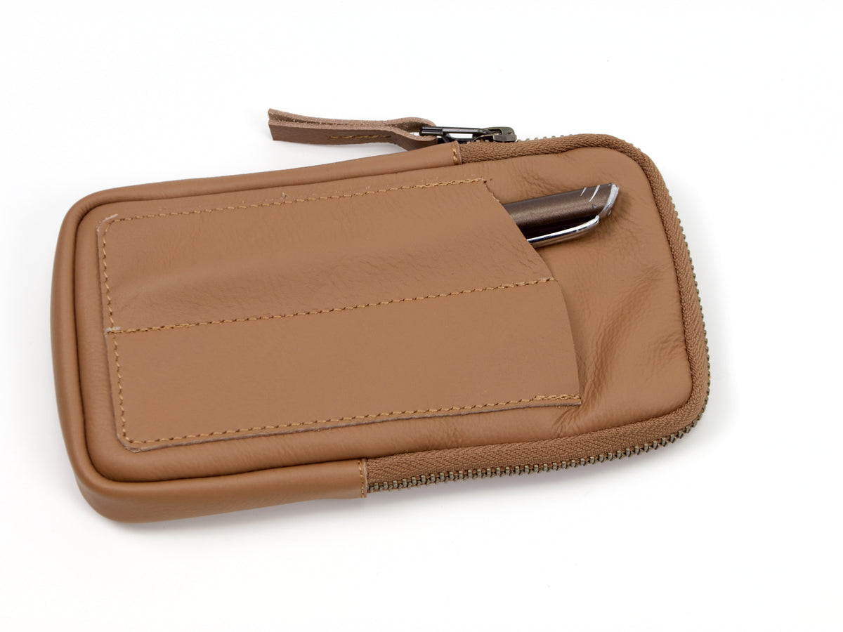 milloo Slim Pen Case Brown