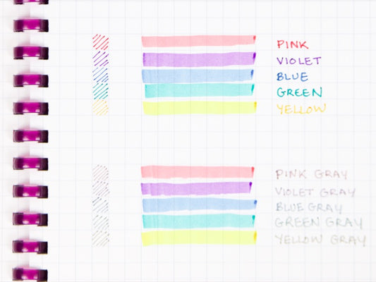 Kokuyo Mark+ Two Way 5 Color Set