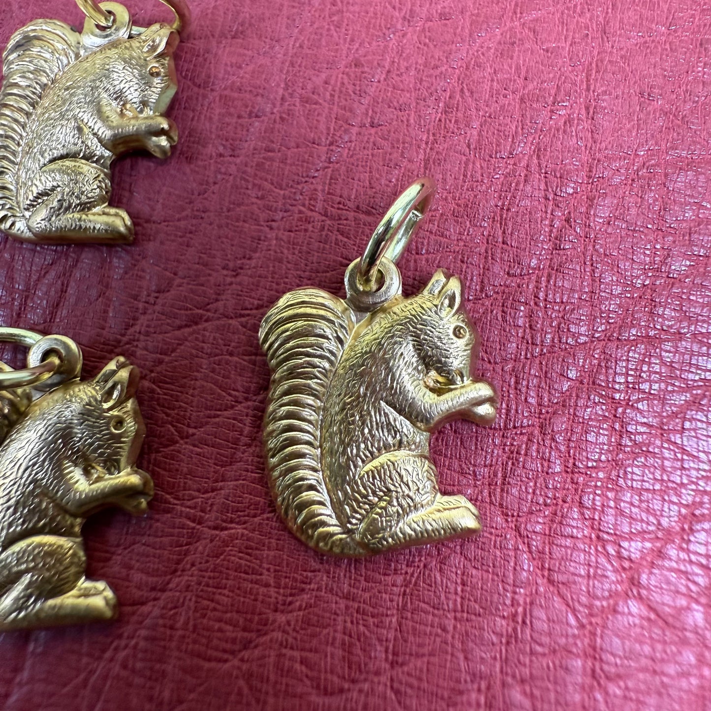 Squirrel Brass Charm for Traveler's Notebook