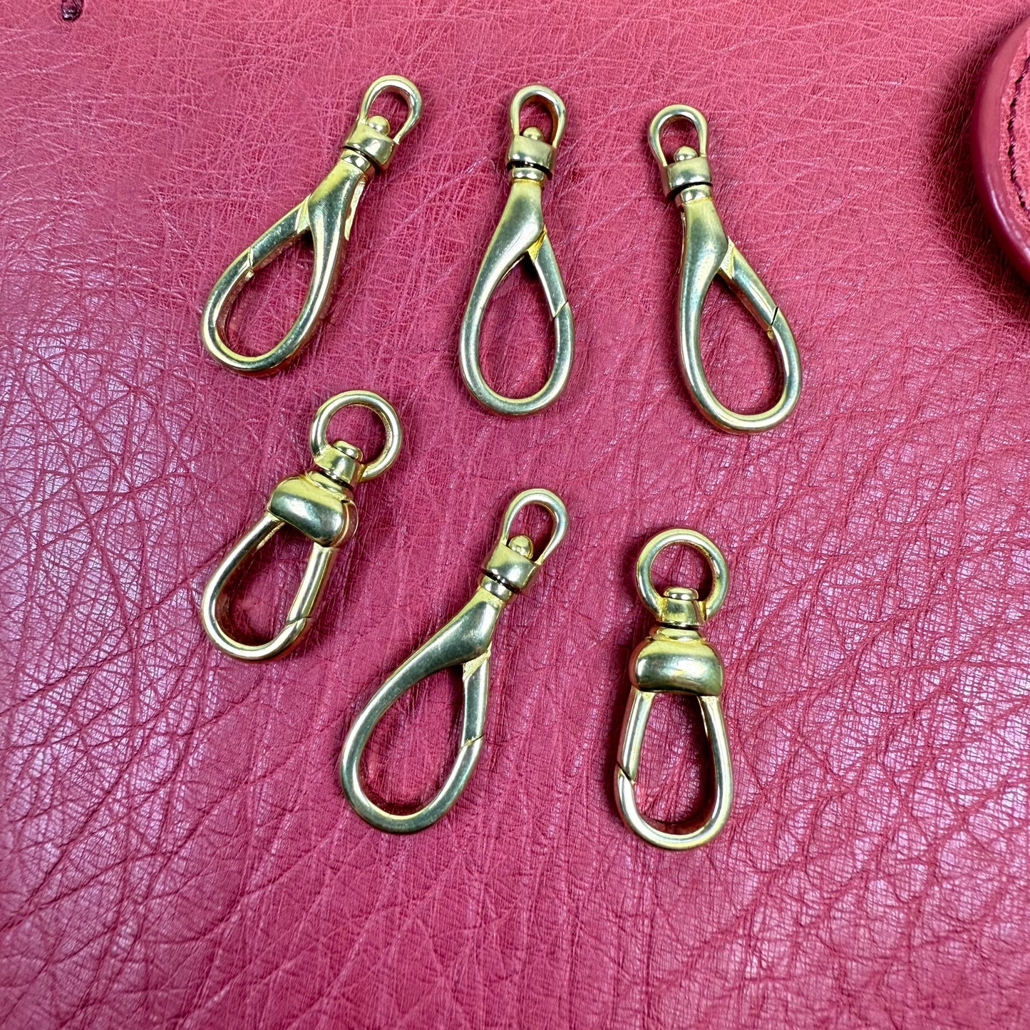 Brass Swivel Charm Holder for Traveler's Notebook