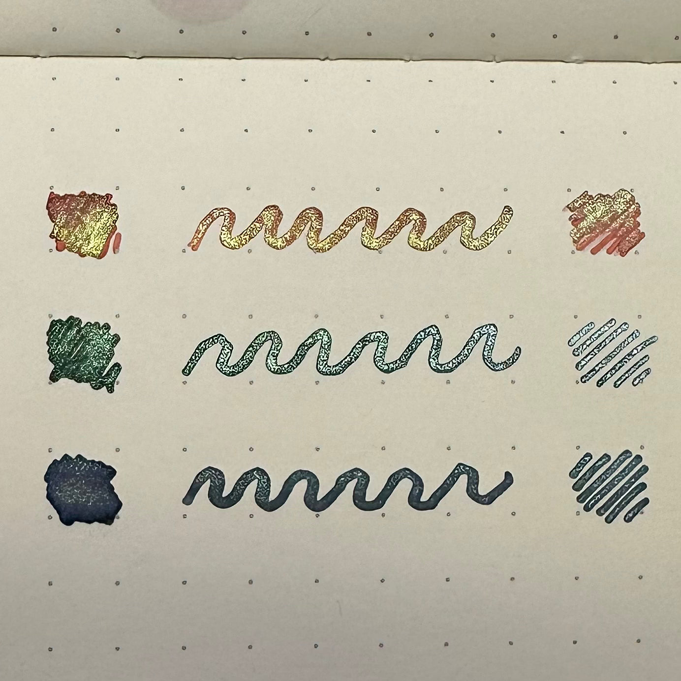Stylo à encre Shimmer Sailor Hocoro et encre Dipton LTD