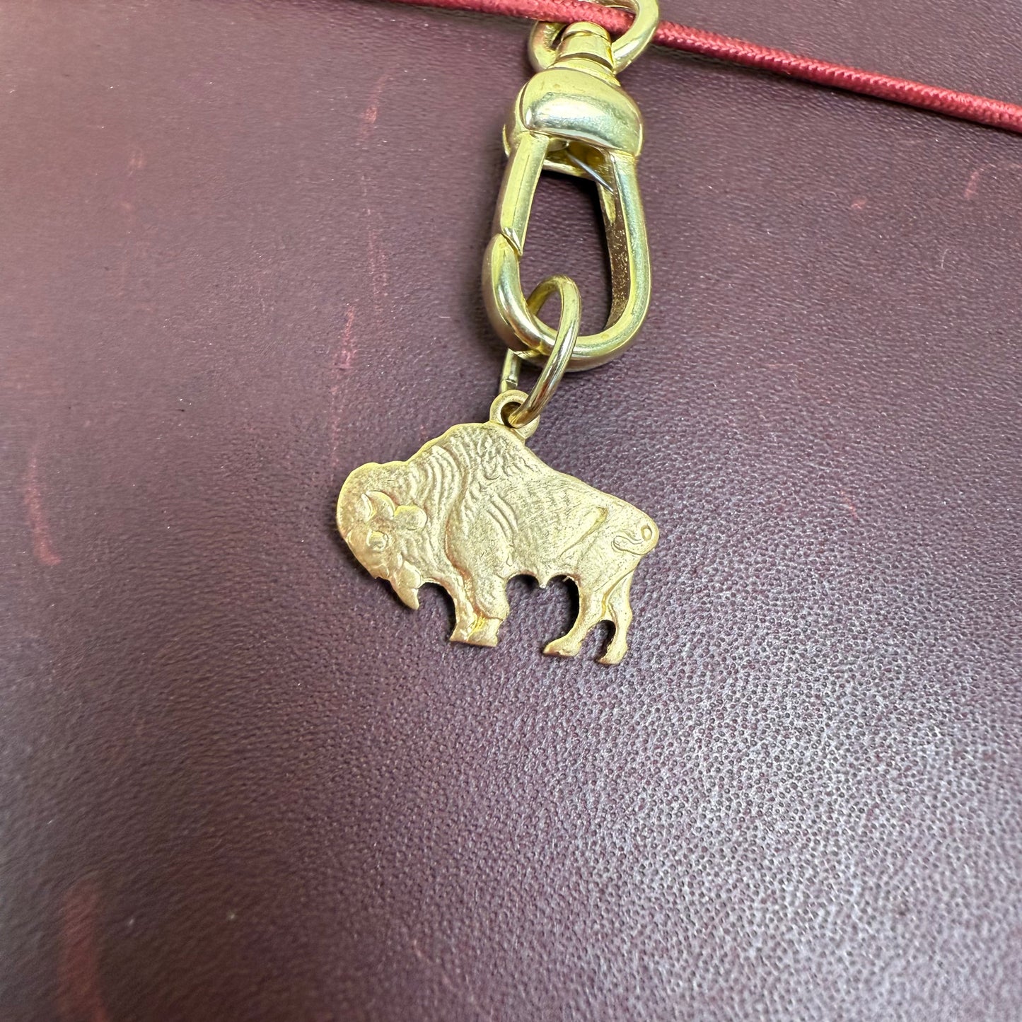 Bison Brass Charm for Traveler's Notebook
