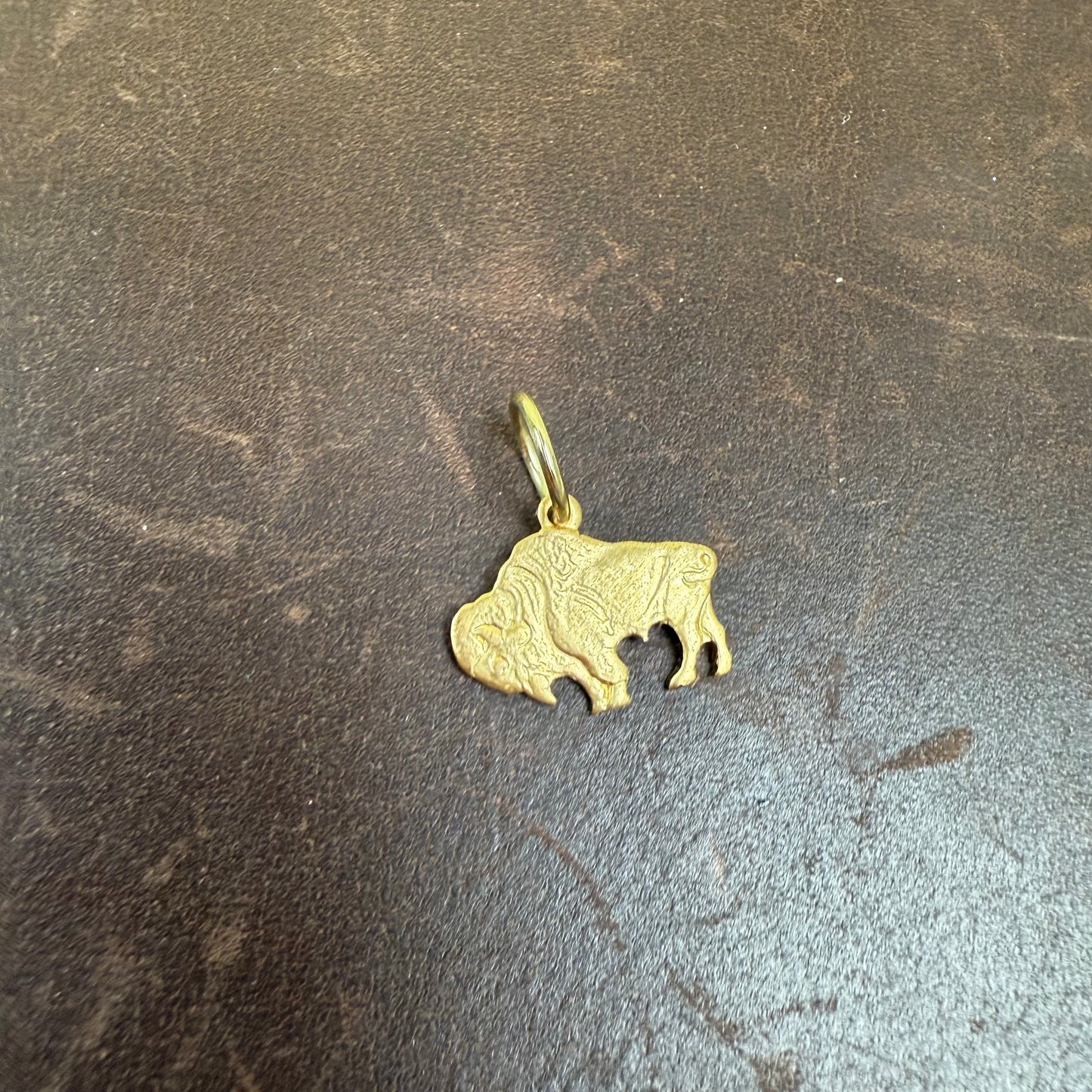 Bison Brass Charm for Traveler's Notebook