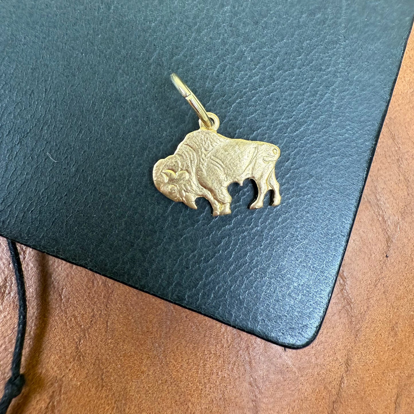 Bison Brass Charm for Traveler's Notebook