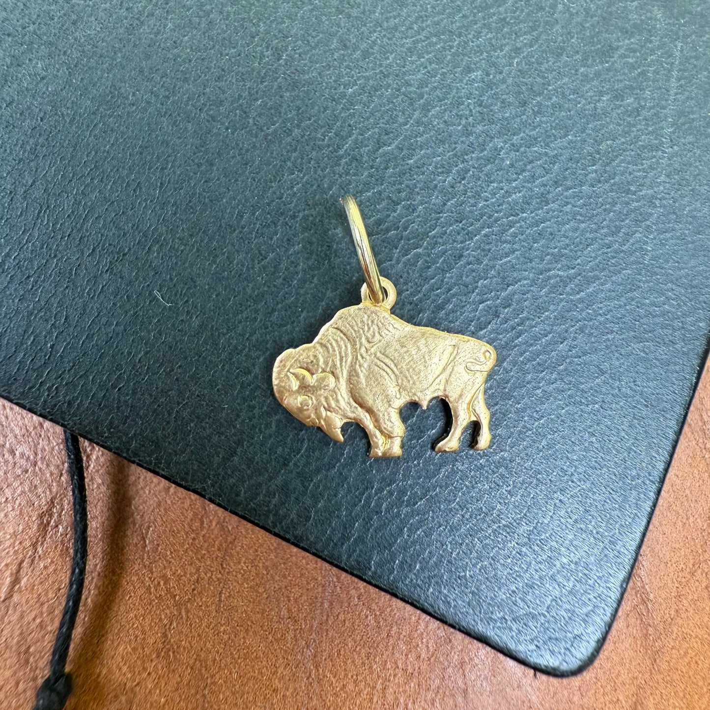 Bison Brass Charm for Traveler's Notebook