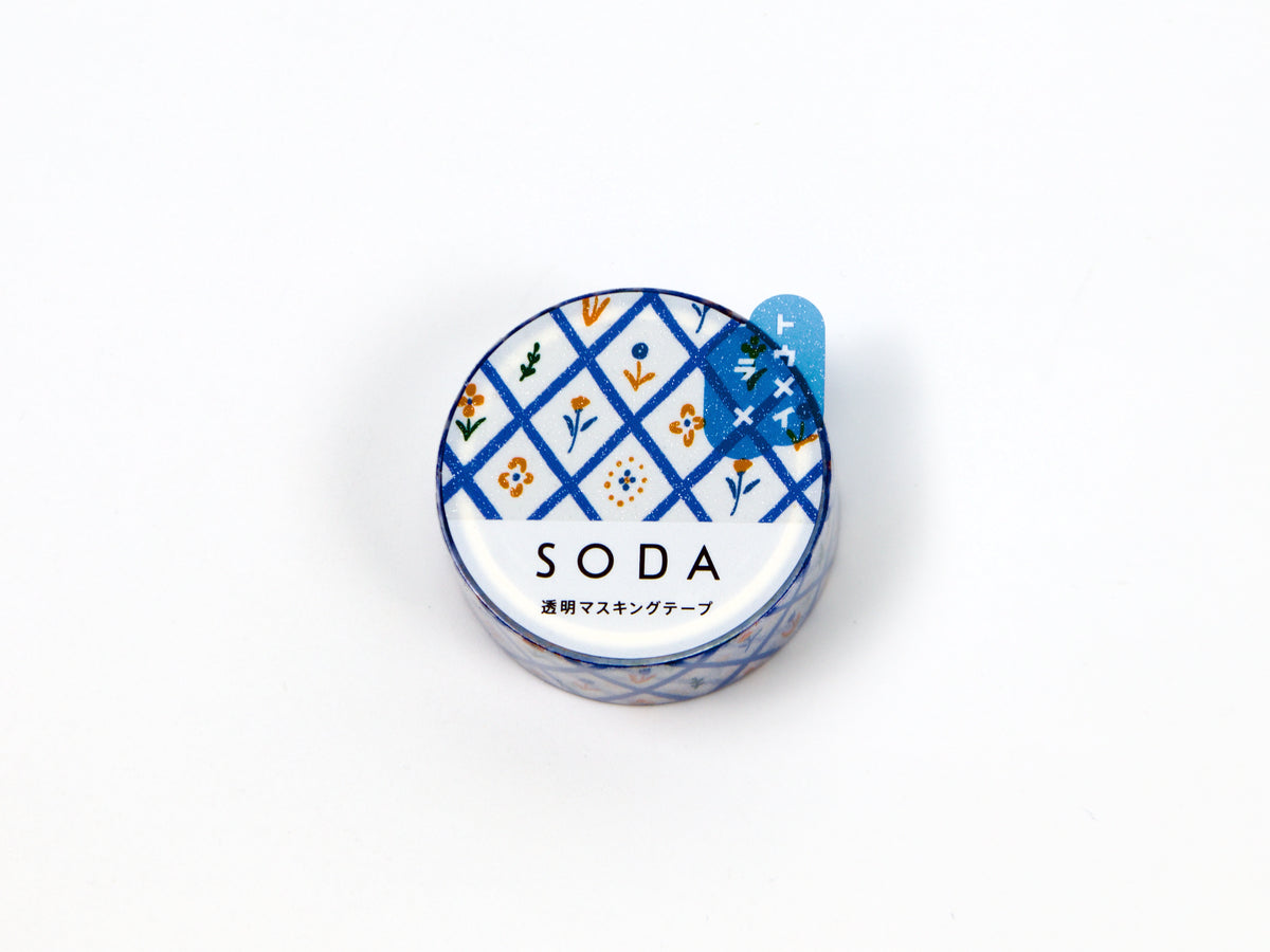 Hitotoki SODA Sparkle and Shine Transparent Tape 15mm