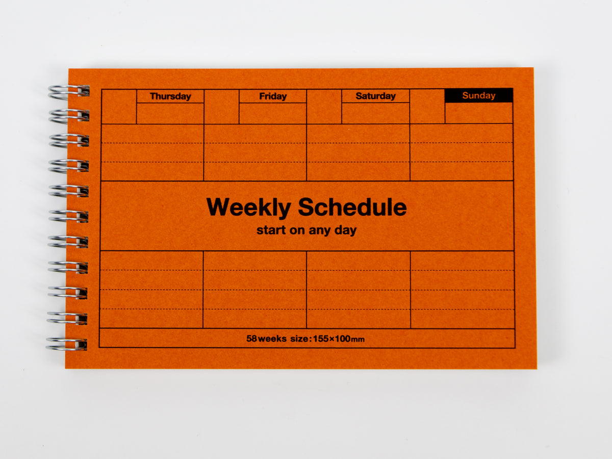 Mark's Inc. Weekly Schedule