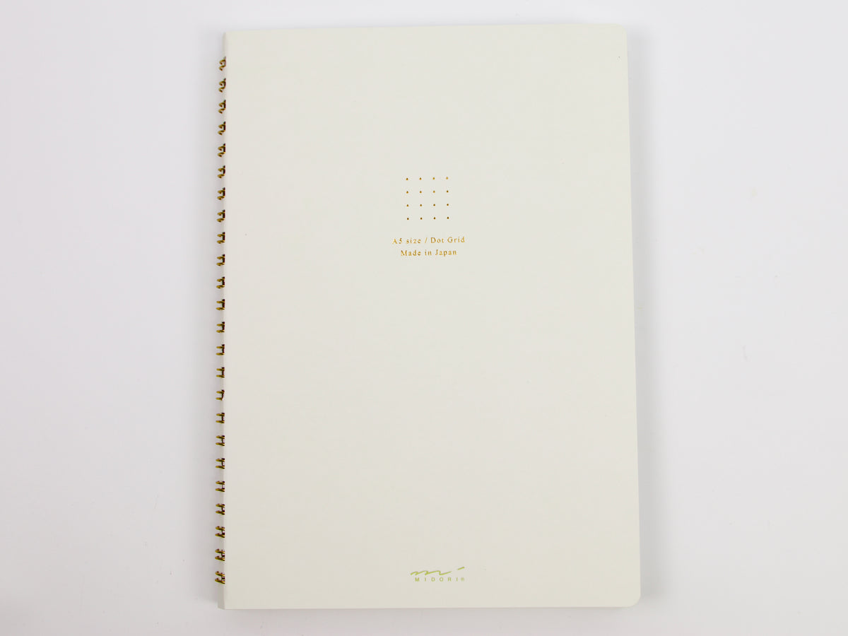 Midori Dot Grid Colored Paper Ring A5