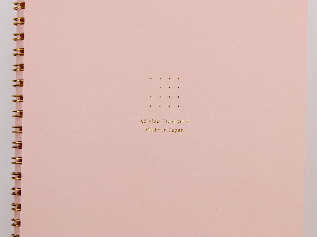 Midori Dot Grid Colored Paper Ring A5