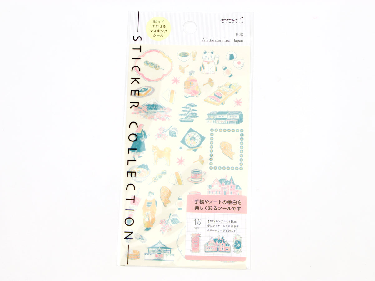 Midori Travel Story Collection Stickers