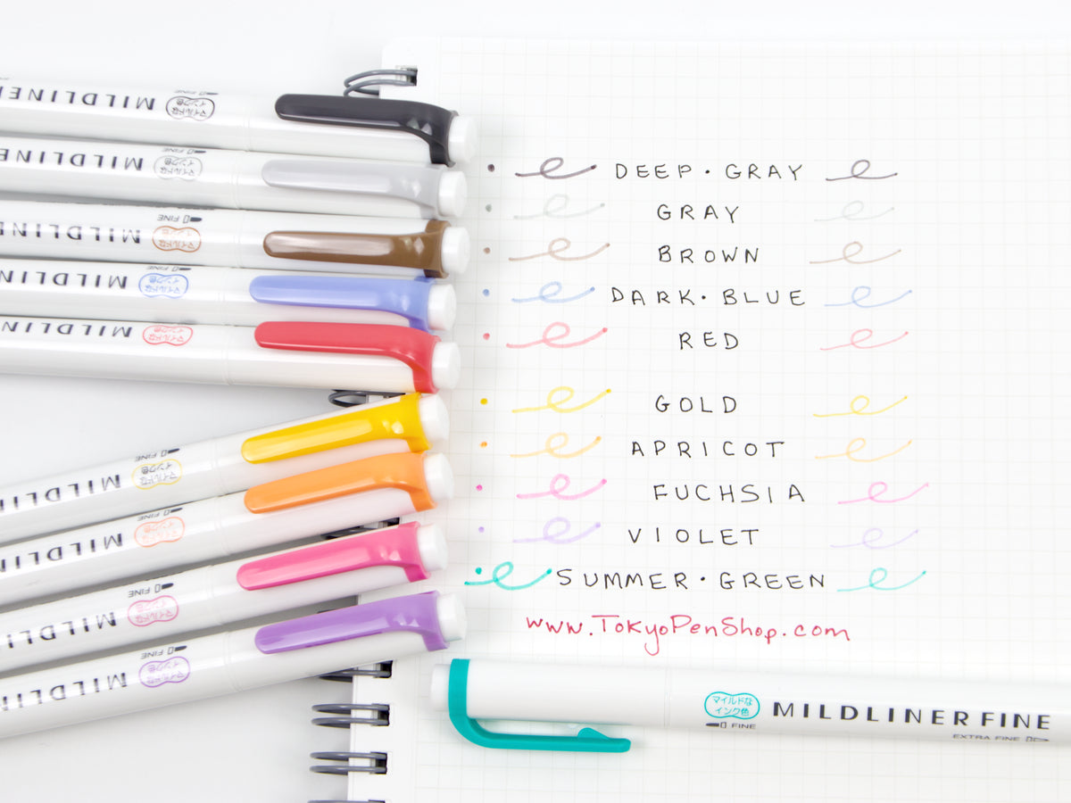 Zebra MildLiner Fine 5-pack LTD