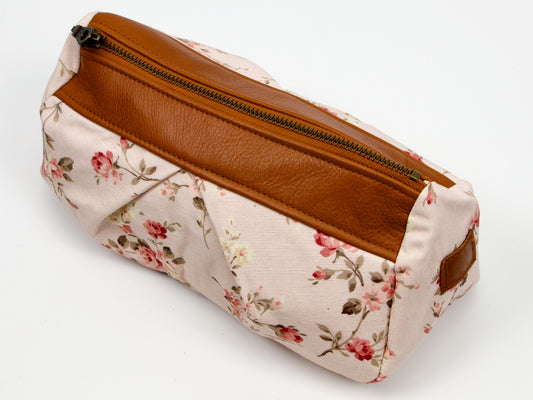 milloo Estia Accessory Bag Floral Canvas Pale Pink