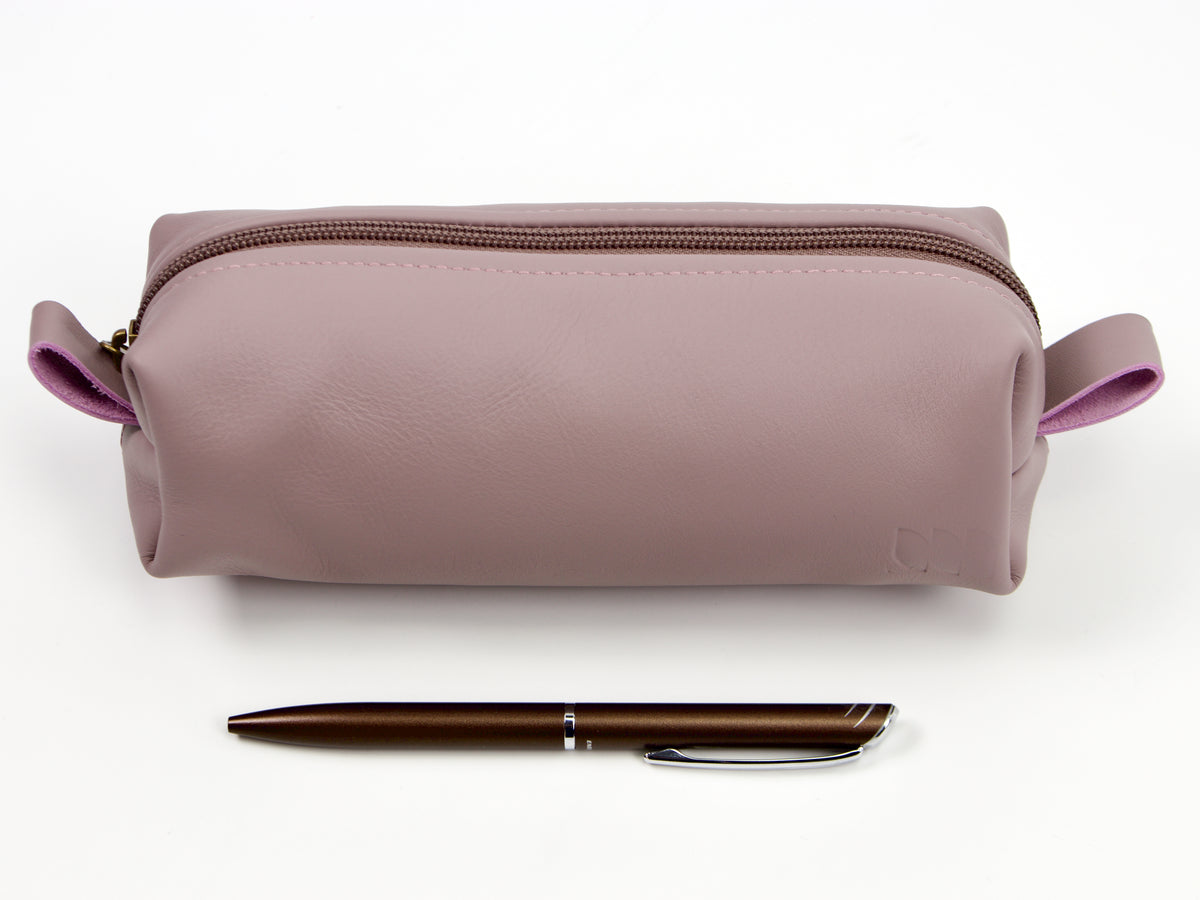 Estuche para bolígrafo Milloo Rec en color marrón chocolate