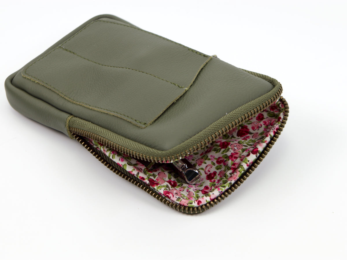milloo Slim Pen Case Olive Green