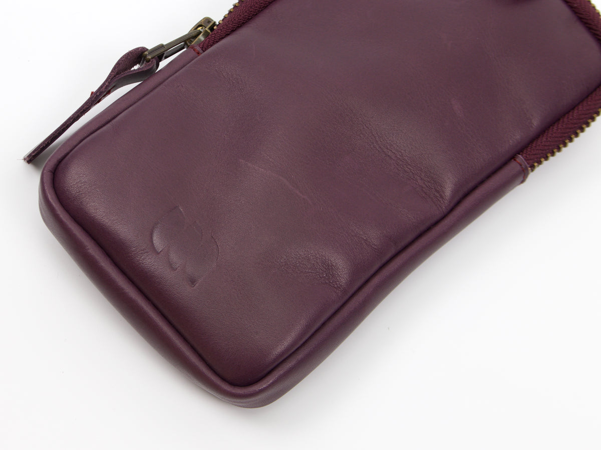 milloo Slim Pen Case Dark Plum