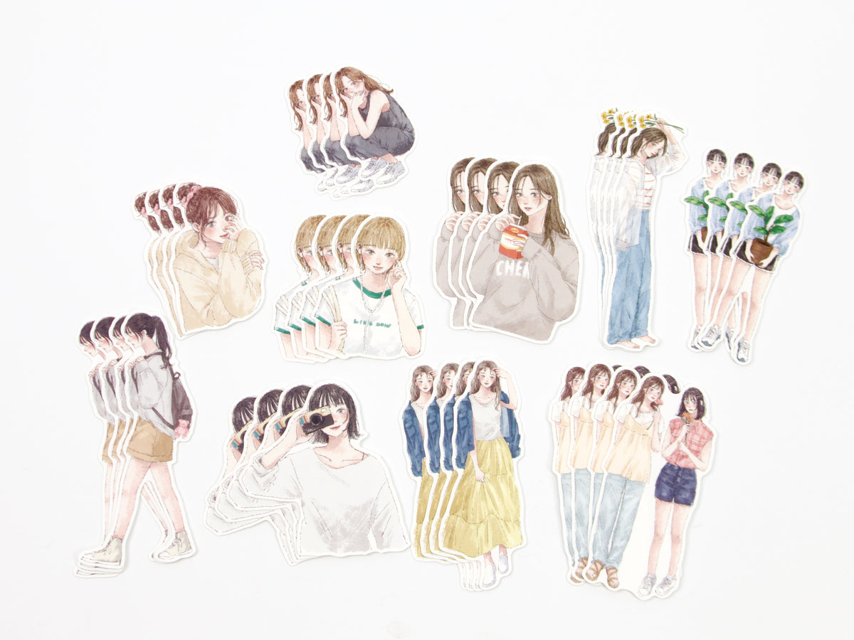 Mind Wave Amie Girl Stickers