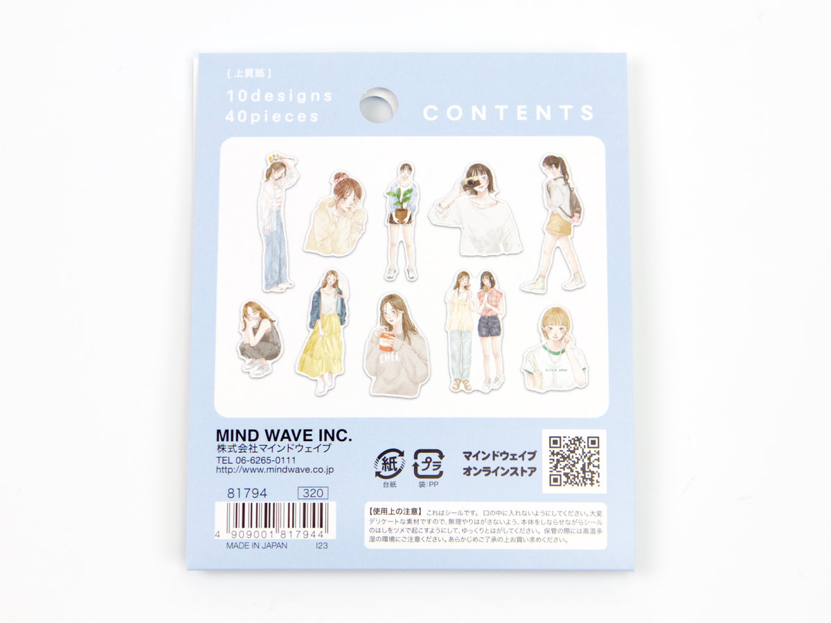 Mind Wave Amie Girl Stickers