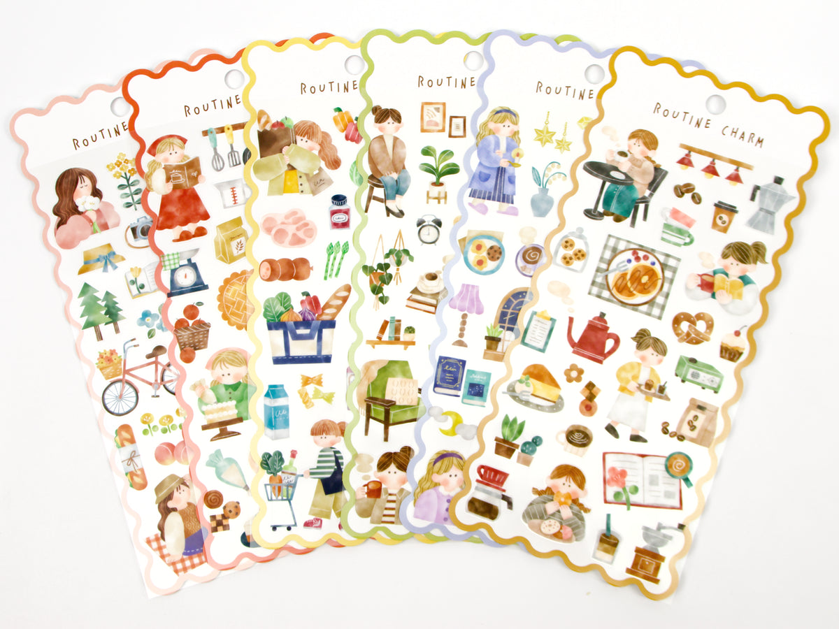 Mind Wave Routine Charm Stickers