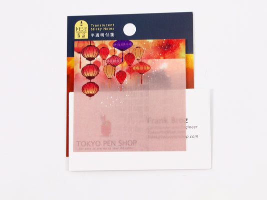 Tomoshibi Tanbou Translucent Sticky Memo