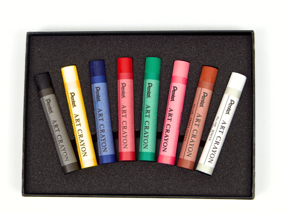 Pentel Art Crayon 8 Color Set