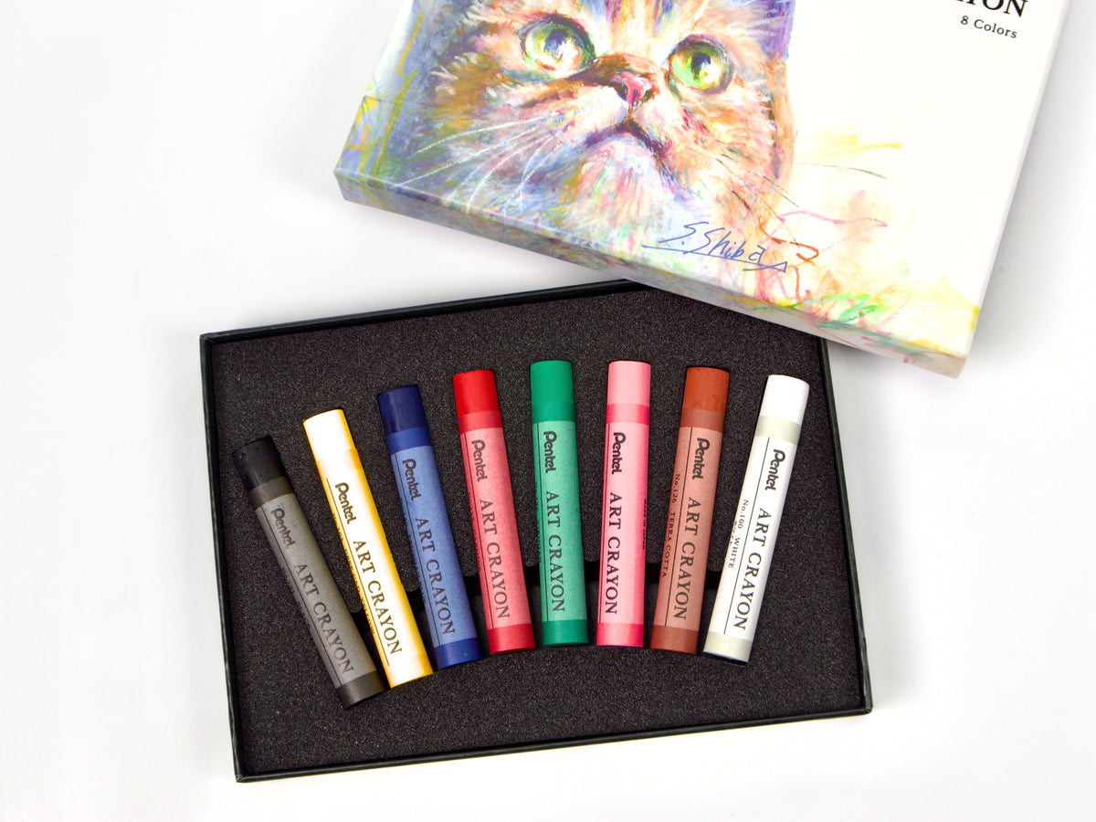 Pentel Art Crayon 8 Color Set
