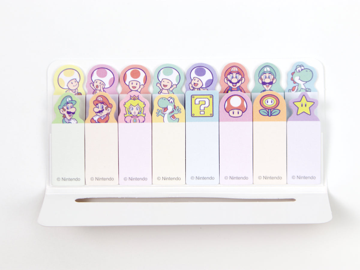 Super Mario Allies Sticky Note Page Flags