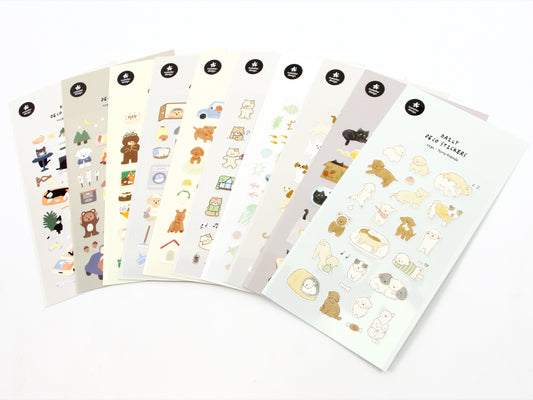 Suatelier Daily Deco Stickers (Animal Designs)
