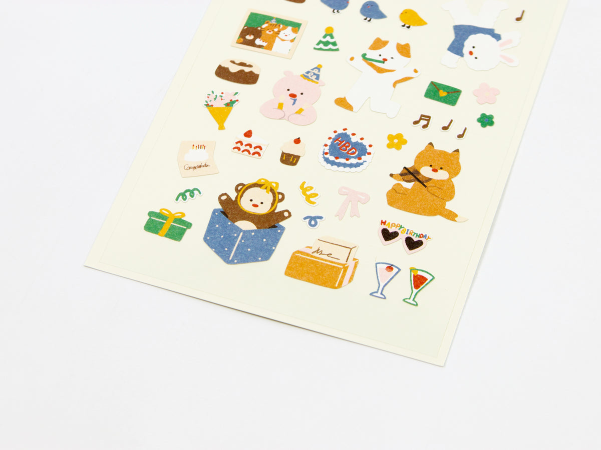 Suatelier Daily Deco Stickers (Animal Designs)