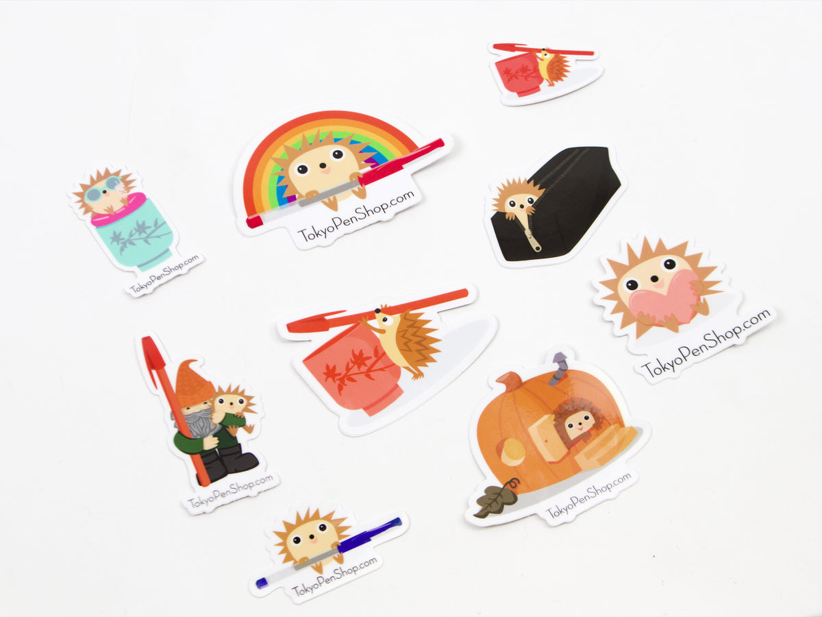 Tokyo Pen Shop Nine Sticker Set
