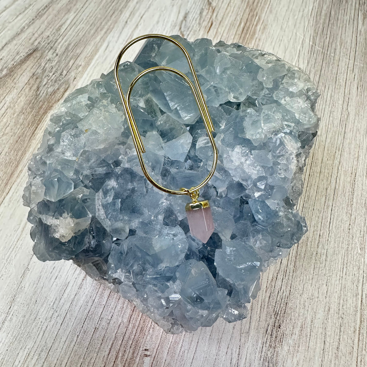 Good Witch Rose Quartz Planner Charm