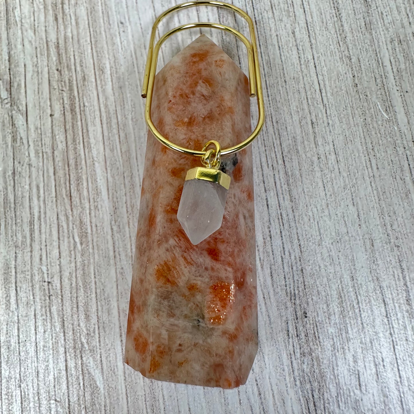 Good Witch Clear Quartz Crystal Planner Charm