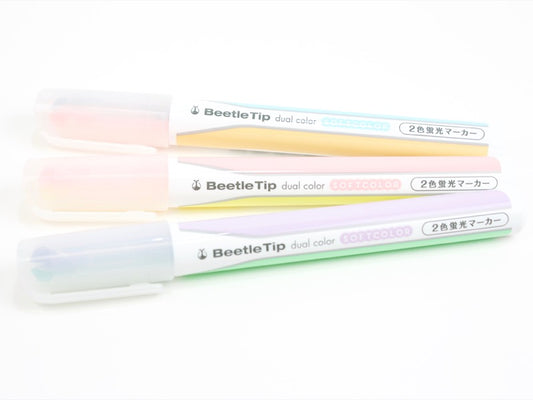 Beetle-Tip Dual Color Soft Colors 3 Color Set