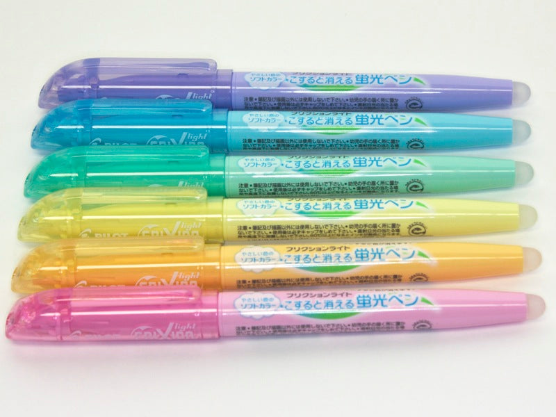 Erasable Frixion Light Soft Colors 6 Set