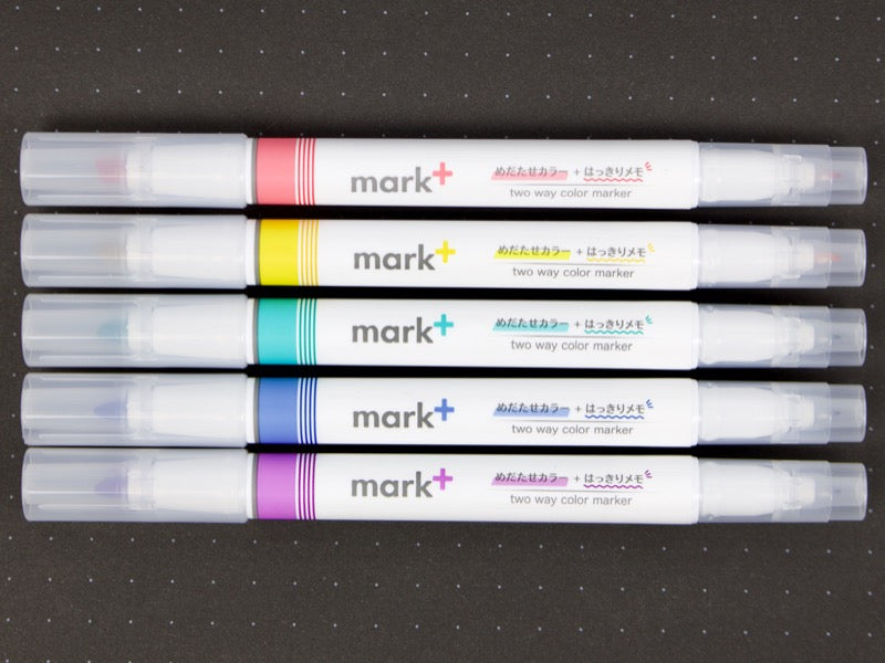 Kokuyo Mark+ Two Way 5 Color Set