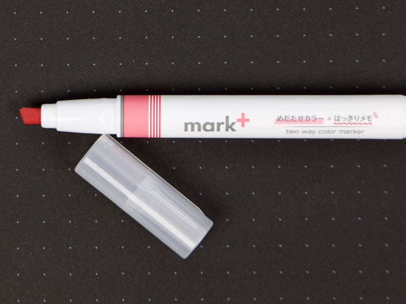 Kokuyo Mark+ Two Way Highlighter - Fineliner