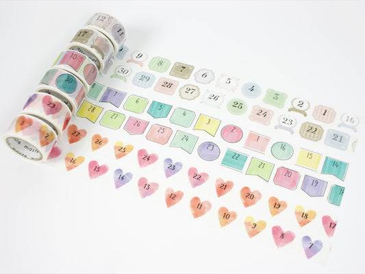Mark's Inc. Day Perforated Writeable Washi