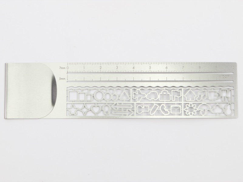 Midori Clip Ruler Stencil