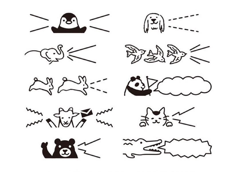 Midori Paintable Stamp 10 Design Type