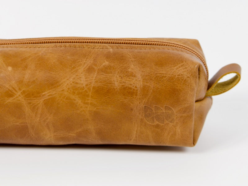 milloo Rec Pen Case Distressed Brown