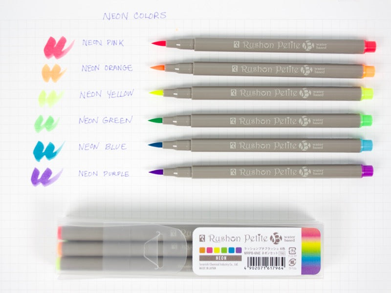 Rushon Petite Brush 6 Color Set