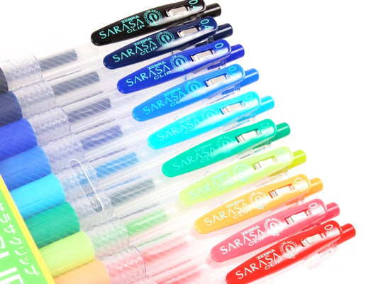 Sarasa Clip 10 Color Set .4 mm
