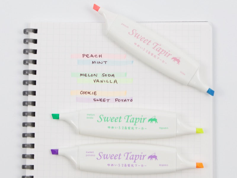 Kobaru Sweet Tapir Scented Highlighters 3 Color Set