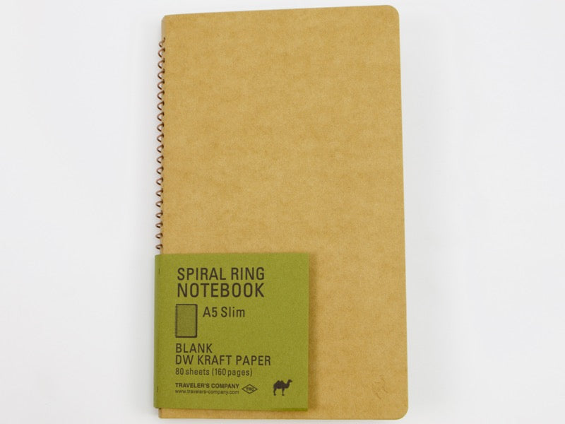Traveler's Company DW Kraft Paper A5 Slim Spiral